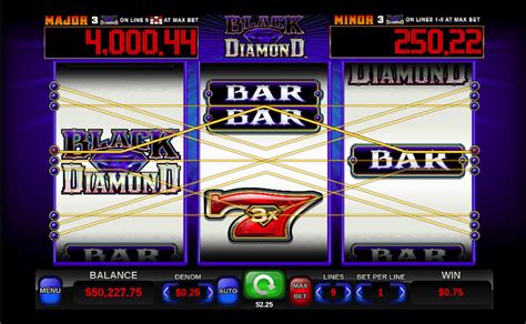black diamond slot game